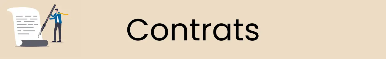 catégorie appelée contrats, sonts des modèles de documents marocains sous format word et à télécharger gratuitement sur notre plateforme Onebox.ma